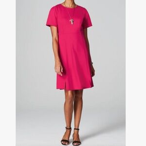 NWT J. JILL CERISE PINK DRESS